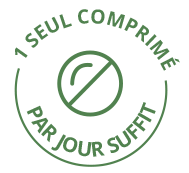 1 seul comprimé par jour suffit